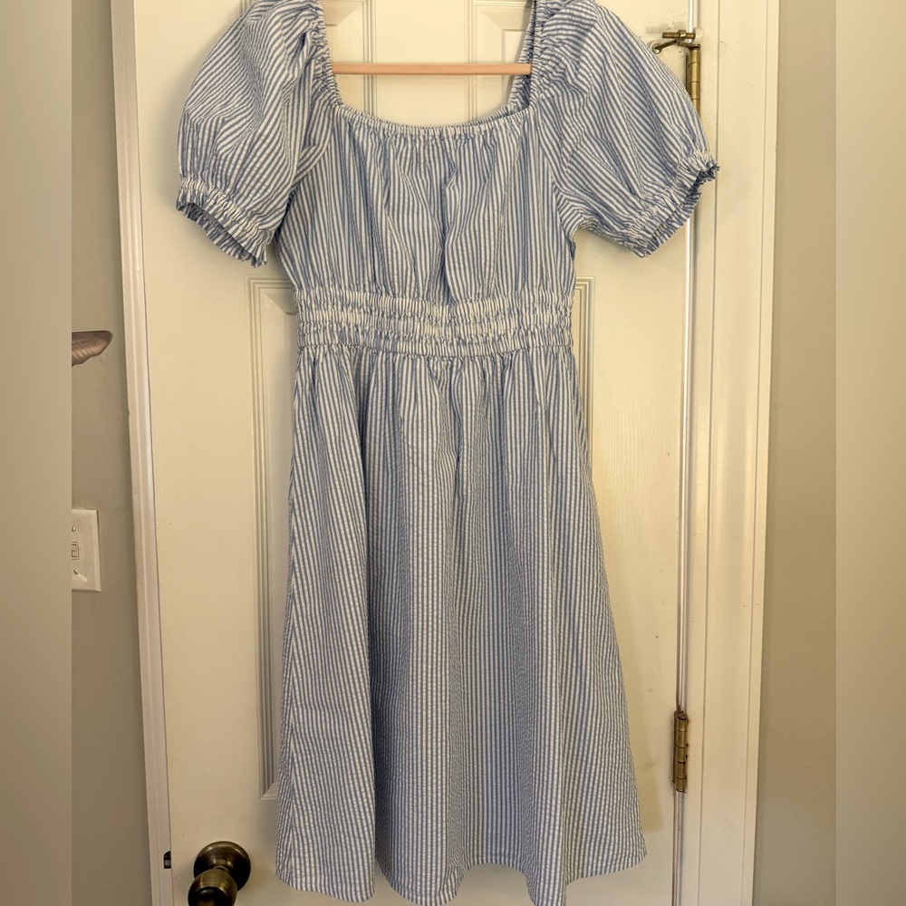 Crewcuts Seersucker Dress - Size 16